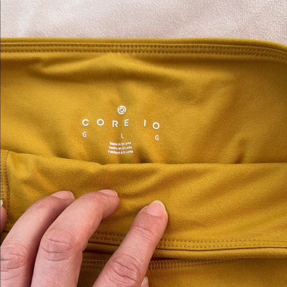 CORE IO . Vibrant Yellow High-Waist Leggings - Picture 2 of 4